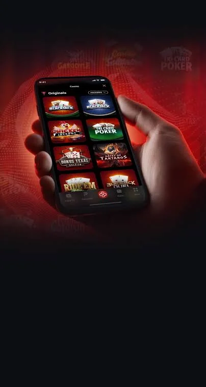 GG撲克 手機版 App 遊戲大廳畫面